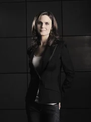 Emily Deschanel as Dr. Temperance Brennan in the second season of BONES.