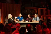 v.li.: Barbara Balldini, Bernhard Viktorin, Gabriel Mair (Buonomemes) und Walter Kammerhofer