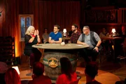 v.li.: Barbara Balldini, Bernhard Viktorin, Gabriel Mair (Buonomemes) und Walter Kammerhofer