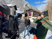 Nikolaus Hagen beim Interview in S&ouml;lden.