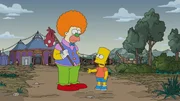 Krusty (l.); Bart (r.)