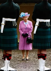 Queen Elizabeth II. zu Besuch in Stirling Castle, Schottland, 3. Juli 2007.