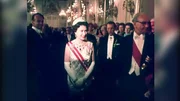 K&ouml;nigin Elizabeth II &ndash; beim Empfang in Sch&ouml;nbrunn.
