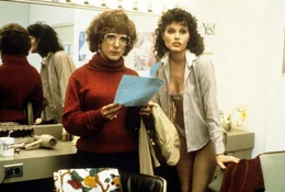 Michael Dorsey / Dorothy Michaels (Dustin Hoffman), April (Geena Davis).