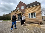 V.l. Mark Millar, Leigh und Paul