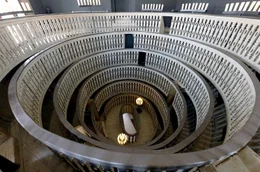 Das Theatrum anatomicum in Padua dient als Vorbild f&uuml;r alle sp&auml;teren westlichen Anatomietheater.