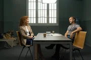Tanja Baumschl&auml;ger (Jutta Fastian, l.); Max Steiner (Maximilian Br&uuml;ckner, r.)