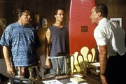L-R: Pappas (Gary Busey), Johnny Utah (Keanu Reeves) and Ben Harp (John C. McGinley)