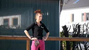 Sandra Schneider &uuml;bernimmt das Training auf dem Rosenhof