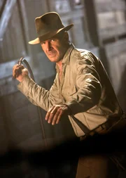 Ein neues Abenteuer beginnt: Indiana Jones (Harrison Ford) ...