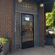 The entrance to the Edgewater Police Department in Edgewater, Colorado.