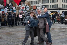 L-R: Mike Pancake (Dave Franco), Timothy McWinters (Tom Wilkinson) and Dan Trunkman (Vince Vaughn).