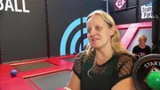 Die 39-j&auml;hrige Farina macht mit ihren beiden S&ouml;hnen Leon (15) und Jonas (10) einen Ausflug in einen Trampolinpark.