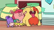 v.li.: Lil Pal, Clover, Greg
