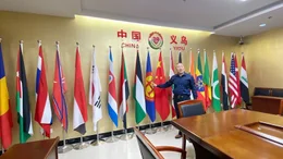 Chen Jinyan in Yiwu, China - Startpunkt der 13.000 km langen "Neuen Seidenstra&szlig;e"