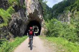 Unterwegs mit dem Fahrrad in Ober&ouml;sterreich.