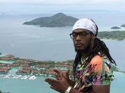 Jahrimba, der bekannteste Reggae-S&auml;nger der Seychellen.