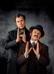 Will Ferrell (Holmes), John C. Reilly (Watson).