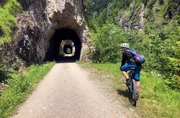 Unterwegs mit dem Fahrrad in Ober&ouml;sterreich.