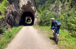 Unterwegs mit dem Fahrrad in Ober&ouml;sterreich.