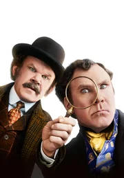 John C. Reilly (Watson), Will Ferrell (Holmes).