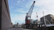 Wohnen auf 20 Quadratmetern im Hafenkran. Eines der kleineren Domizile in der Hansestadt.