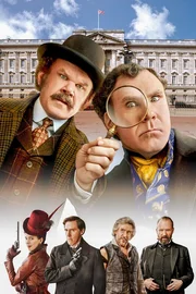 John C. Reilly (Watson), Will Ferrell (Holmes), Sadie Newman (Jane), Rob Brydon (Inspector Lestrade), Steve Coogan (Gustav Klinger), Ralph Fiennes (Professor James Moriarty).