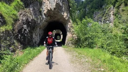 Unterwegs mit dem Fahrrad in Ober&ouml;sterreich.