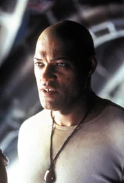 Morpheus (Laurence Fishburne) setzt seine ganze Hoffnung darauf, dass Neo der "Auserw&auml;hlte" ist, der die Menschheit vor den Maschinen befreien kann.