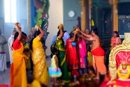 Hindu-Fest im Sri Navasakthi Vinayagar Temple, Mah&eacute;.