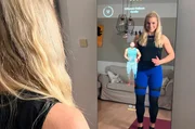 Reporterin Maike Tschorn probiert verschiedene Fitness-Gadgets aus &ndash; hier den Fitness-Spiegel.