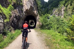 Unterwegs mit dem Fahrrad in Ober&ouml;sterreich.