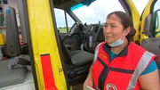 Dr. Annick Goltz ist die neue Insel&auml;rztin auf Wangerooge. Notf&auml;lle werden hier oft mit dem Rettungshubschrauber aufs Festland geflogen.