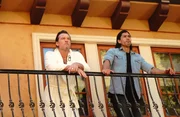 Jack (Sam Worthington, l.) hetzt mehrere seiner kriminellen Gefolgsleute wie Eddie (Martin Sensmeier, r.) auf die Jagd nach Gypsy und Sam.