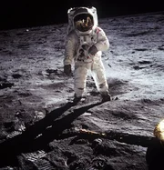 Buzz Aldrin on the Moon
