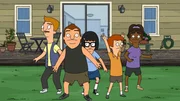 v.li.: Jimmy Jr., Zeke, Tina, Michael, Kelly