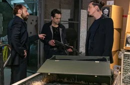Pawel Kalaschnikow (Ivan Shvedoff), Graham Scott (Robert Seeliger) und Vladimir (Sebastian Anton).