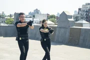 John Boyd as Special Agent Stuart Scola and Juliana Aid&eacute;n Martinez as Eva Ramos.