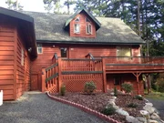 Exterior of Cypress Heights, shown to clients Jason and Sarah Aldous, on San Juan Island, Washington, as seen on HGTV's "Island Life"