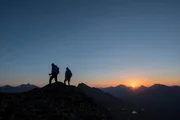 Das &Ouml;tztal bei Sonnenuntergang