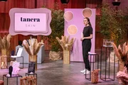 Isabelle Stortz pr&auml;sentiert mit Tanera Skin Hautpflege gegen Reibeisenhaut (Keratosis Pilaris). Sie erhofft sich ein Investment von 200.000 Euro f&uuml;r 15 Prozent der Firmenanteile.