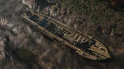 Wrack der Scorpion: Das Wrack der Scorpion, die vermutlich das Flaggschiff der Chesapeake‑Flottille war. Die Flottille wurde zusammengezogen, um Washington im Krieg von 1812 vor den Briten zu sch&uuml;tzen.