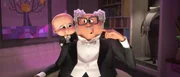(from left) The Boss Baby/Ted Templeton and Dr. Erwin Armstrong