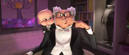 (from left) The Boss Baby/Ted Templeton and Dr. Erwin Armstrong