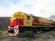 Der Tren a las nubes in der "Quebrada de Humahuaca Schlucht"