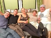 V.l.: H&uuml;ssi, Anders, Gastgeberin Svenja, Inge und Oliver