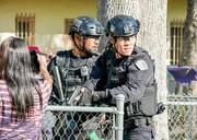L-R: Daniel 'Hondo' Harrelson (Shemar Moore), Victor Tan (David Lim)