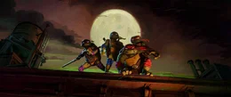 L-R: Donatello, Leonardo, Raphael und Michelangelo