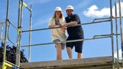 Ibo Ücel und Kate Schön auf ihrer Baustelle im Rheingau.