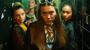 Rebecca Harrod (Ashley), Jessie Mei Li (Lara), Synnove Karlsen (Jocasta), Kassius Nelson (Cami).